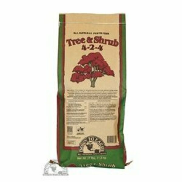 Down To Earth All Natural Fertilizers 01334 4-2-4 25lb Tree & Shrub Mix 1334